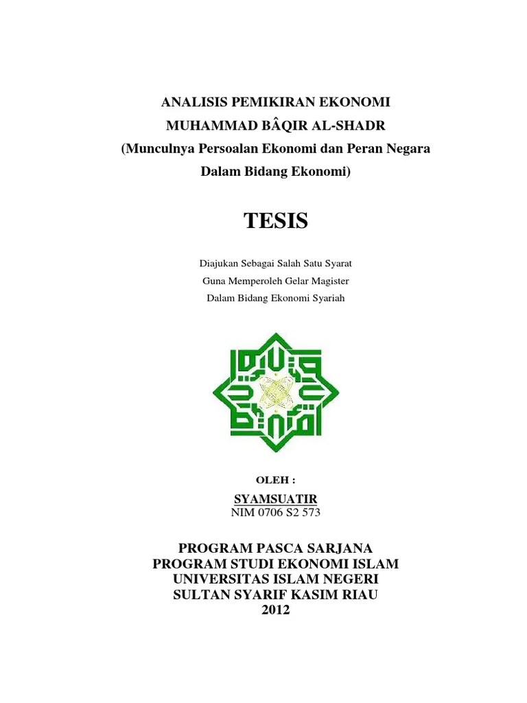 Makalah Hukum Ekonomi Syariah Program Pascasarjana Pdf Sun Books