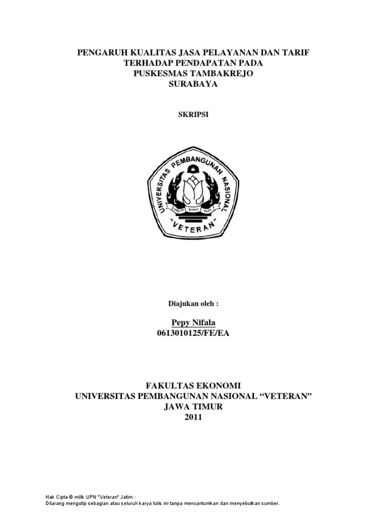 Skripsi Tarif