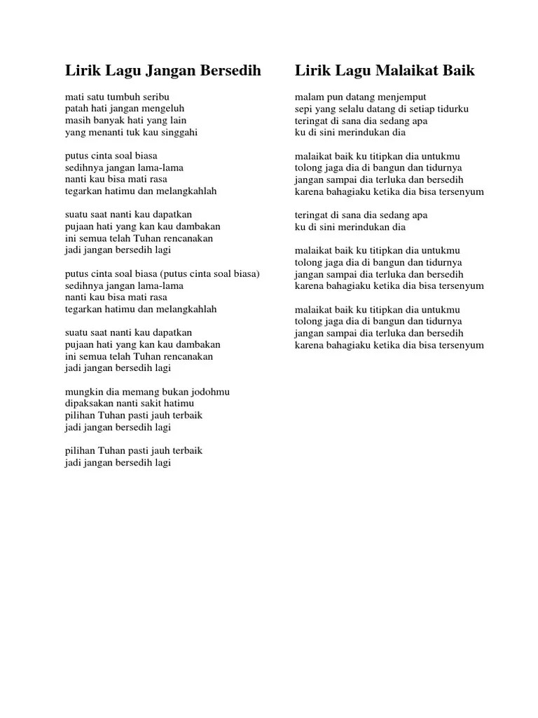 ▷ Lirik Lagu Sahabat Tiffany