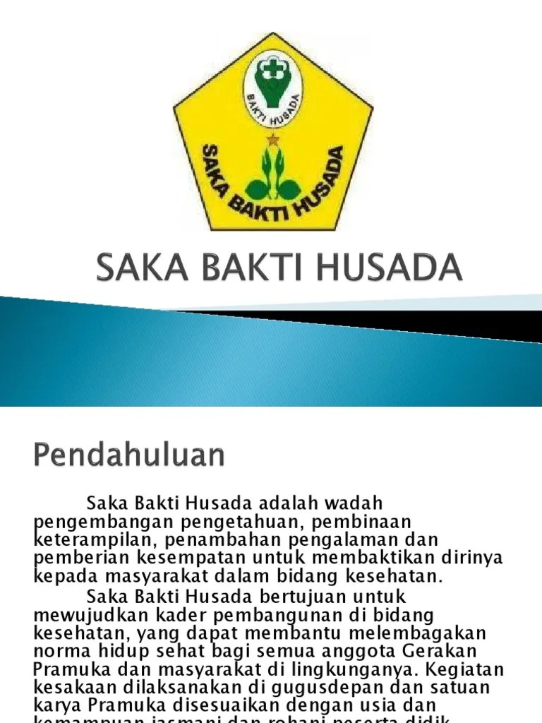Ppt Saka Bakti Husada