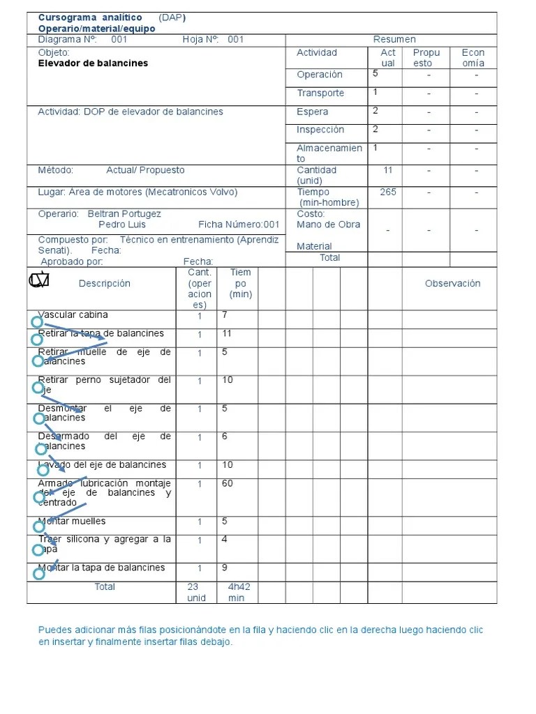 Diagrama Dap en Word