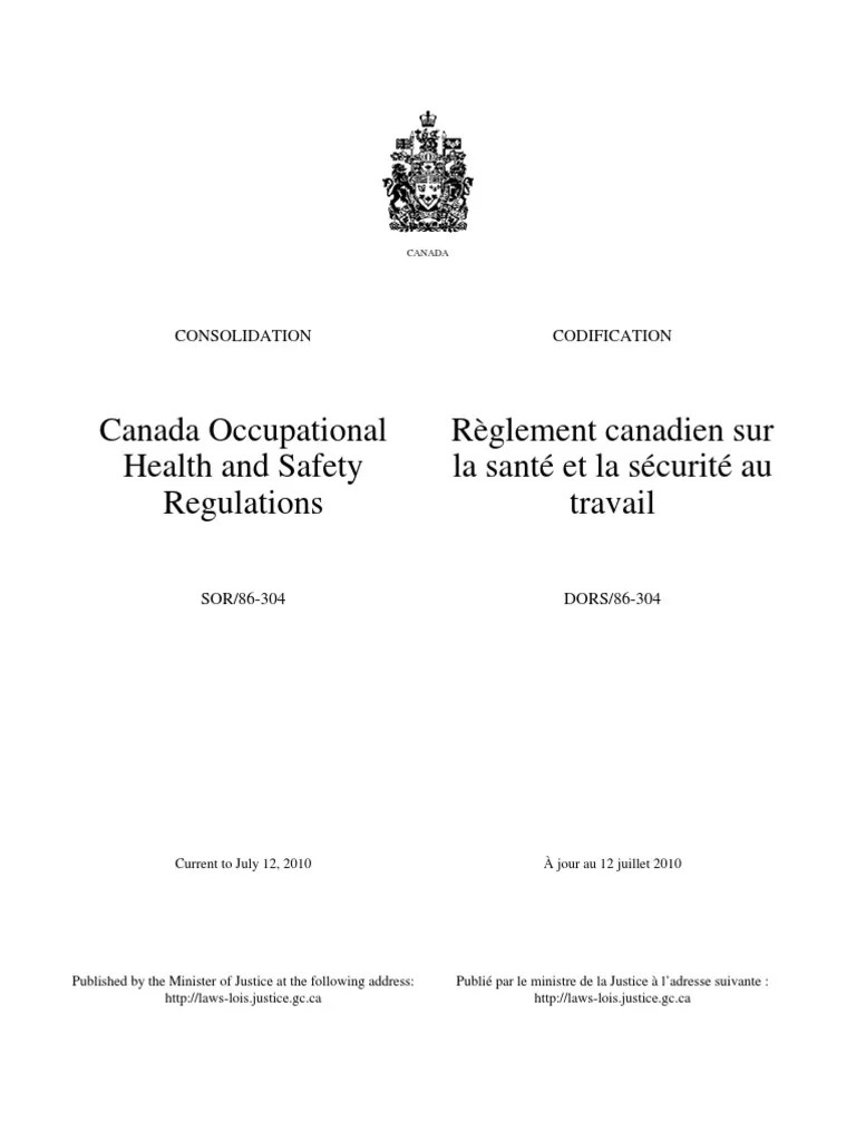 OSHA Canada La nature