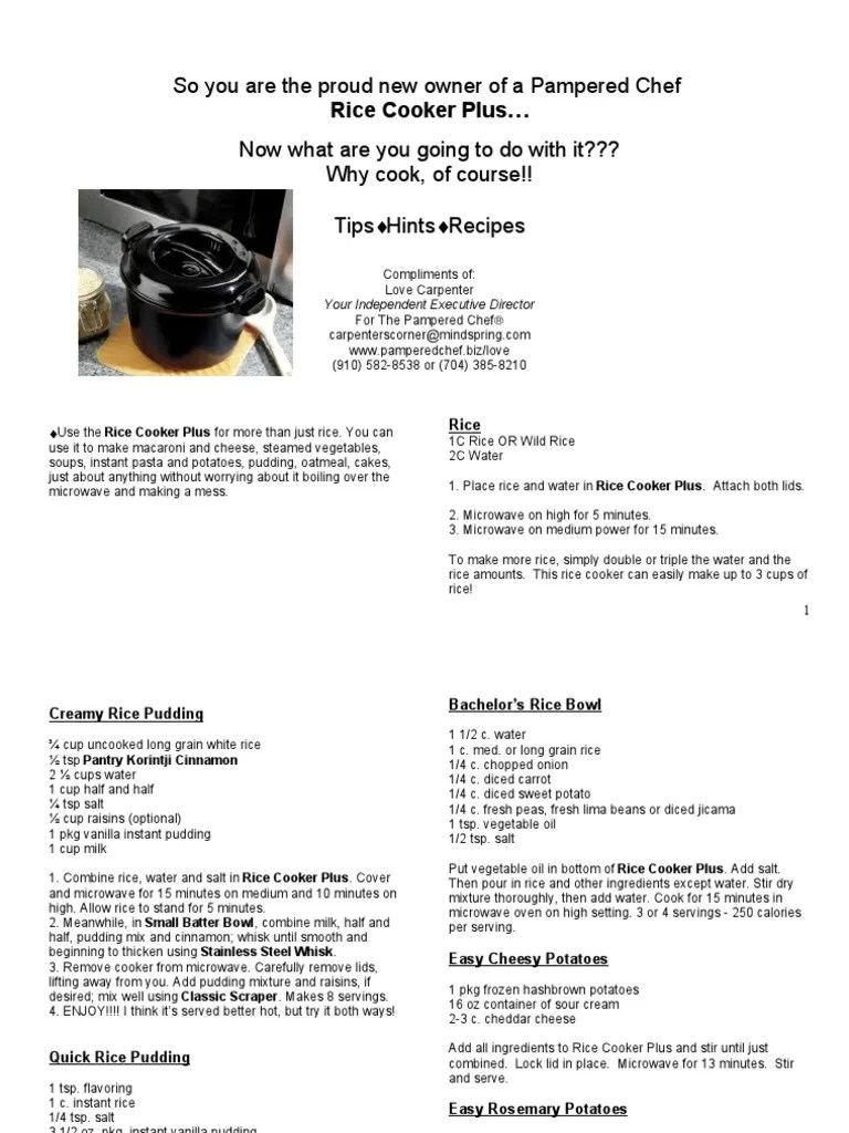Rice Cooker Plus Recipes Potato Cakes