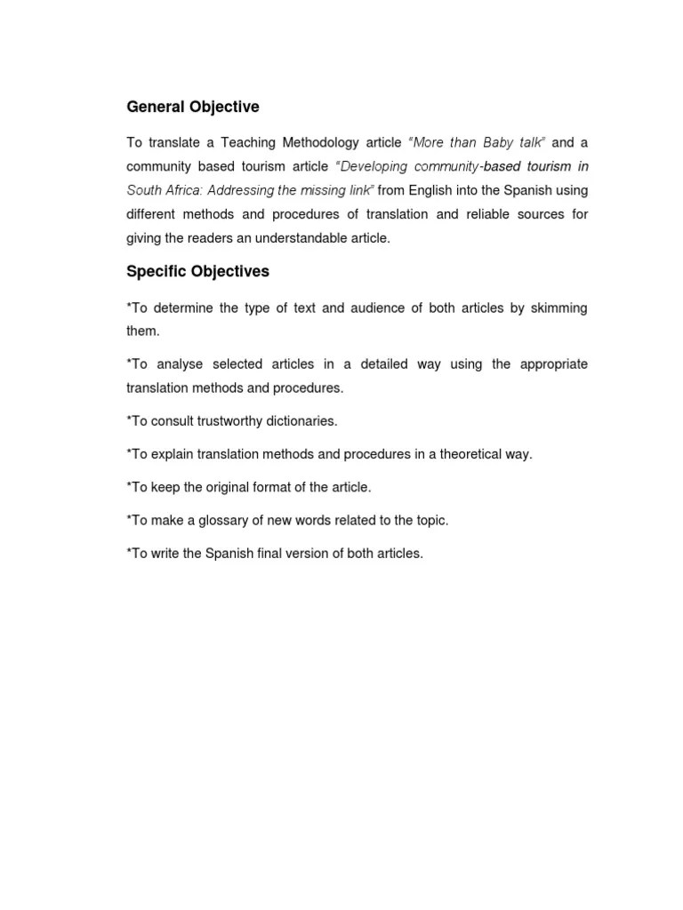 Thesis Objectives Format Thesis Title Ideas for College