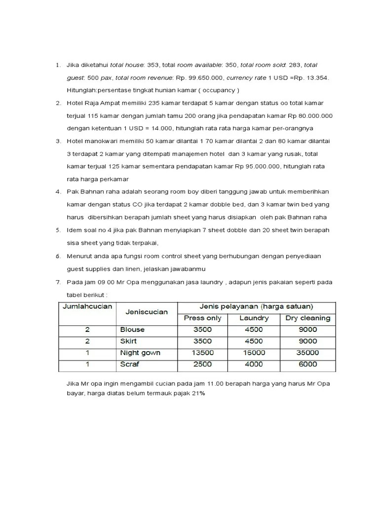 Contoh Soal Soal c4 c5 Dan c6