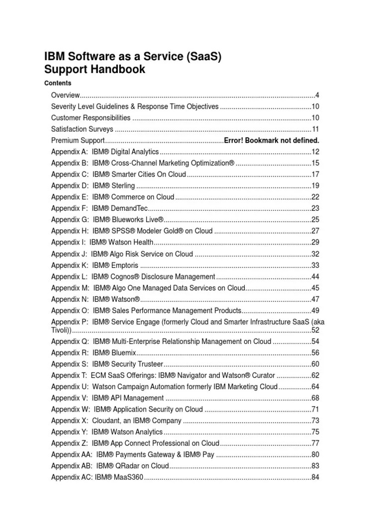 SaaS Handbook Cloud Computing Ibm