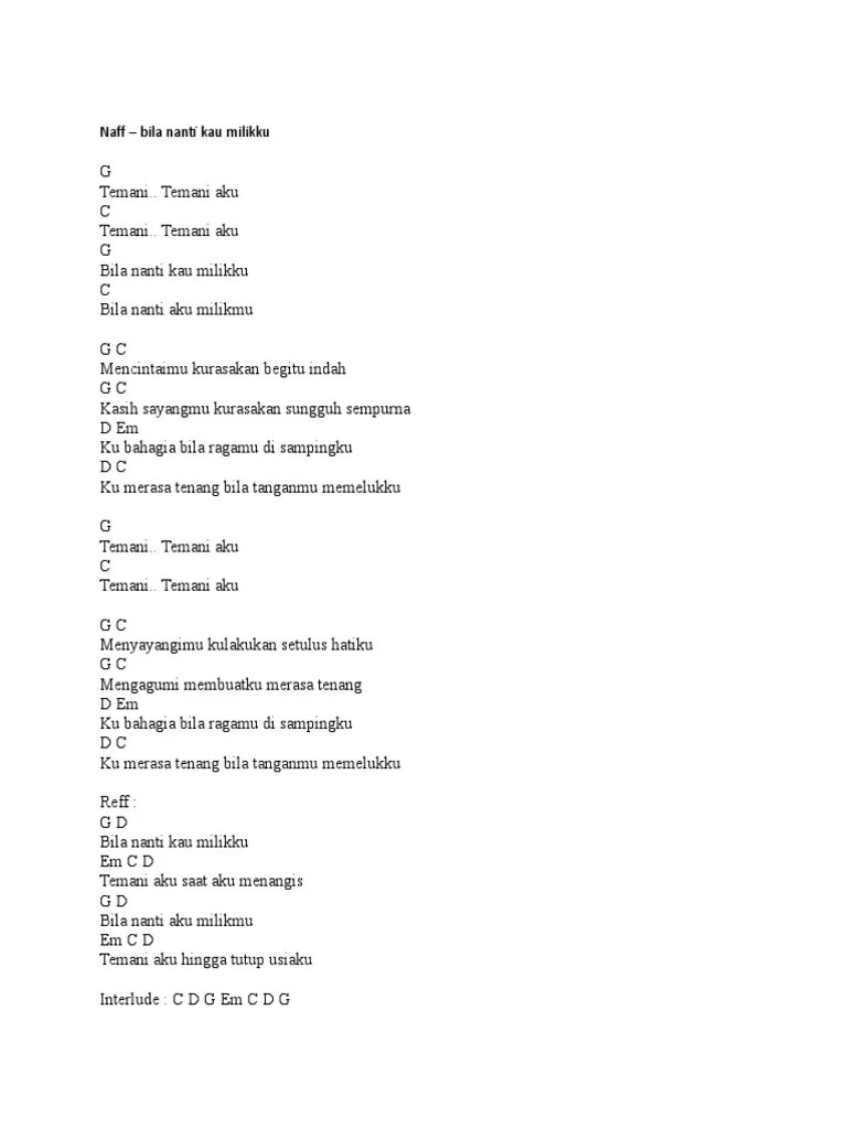 Chord Gitar Perpisahan Rumah Bujang – Dengan