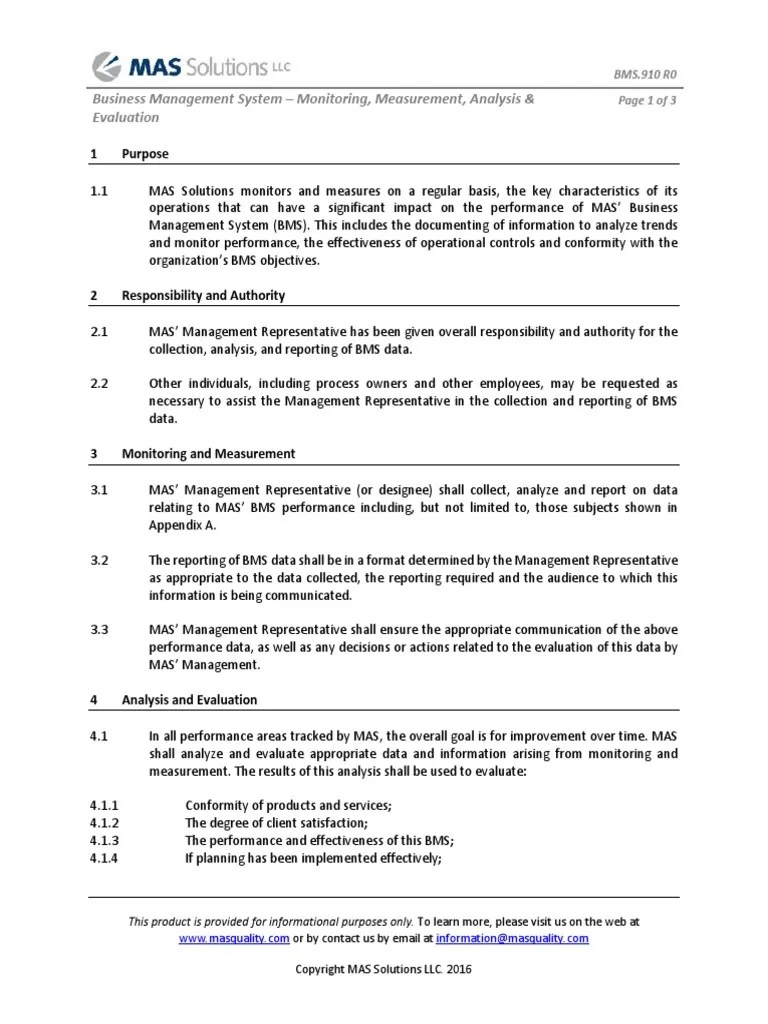 bms.0910 r0 Monitoring Measurement Analysis Evaluation PDF PDF