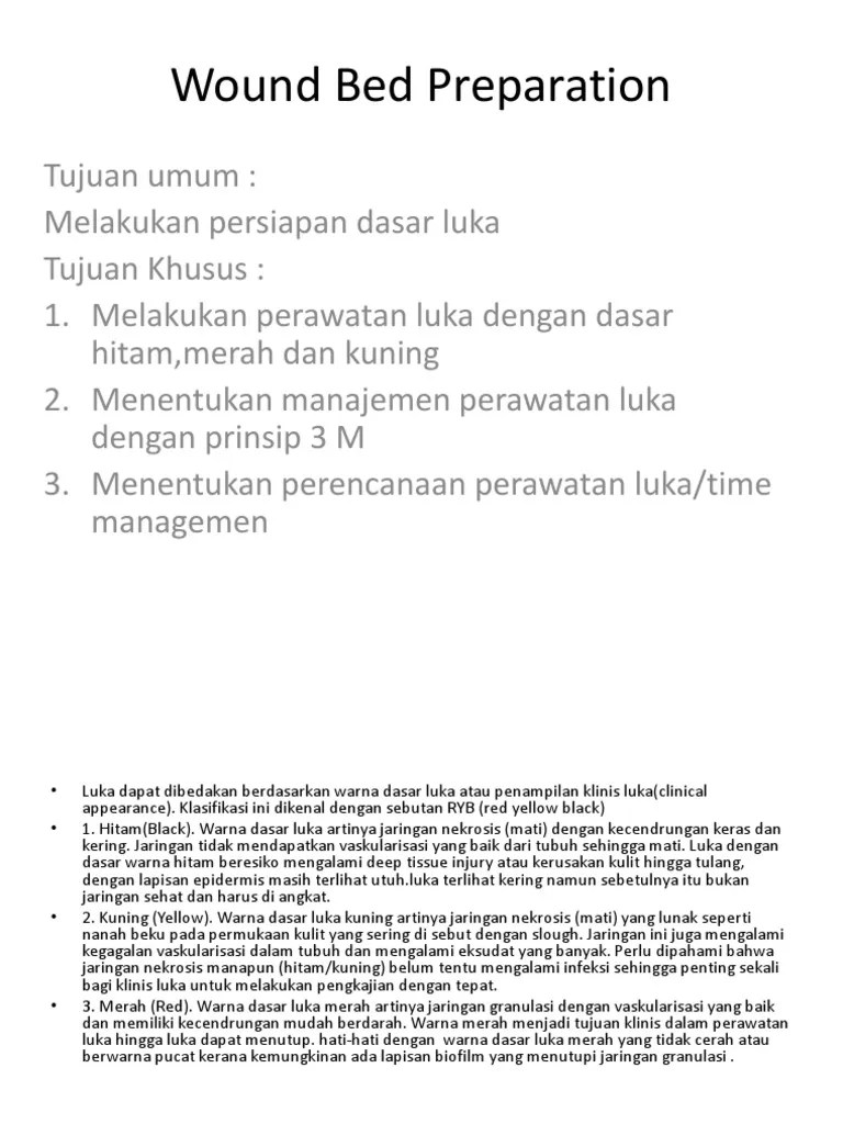 Wound Bed Preparation PDF