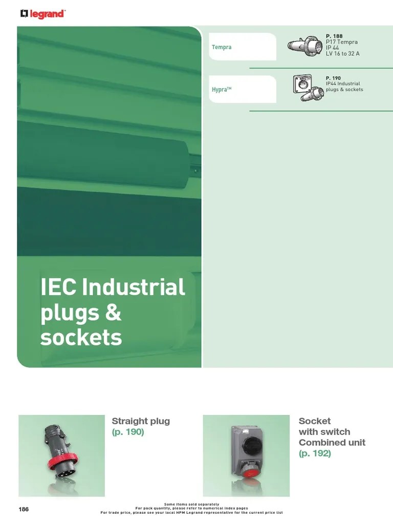 Legrand Catalogue 2012 Industrial Plugs Sockets Ac Power Plugs And