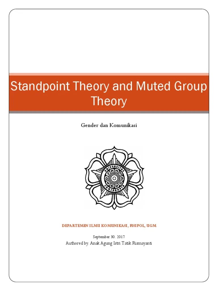 Standpoint Theory and Muted Group Theory Print PDF