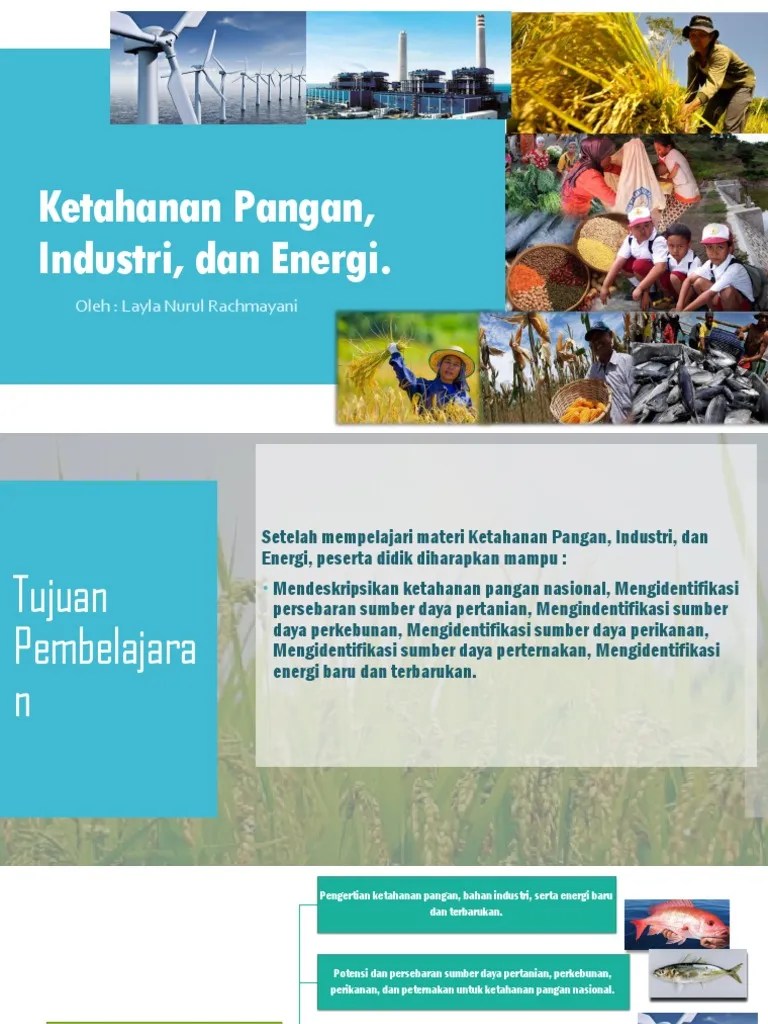 ppt Ketahanan Pangan, Industri, Dan Energi