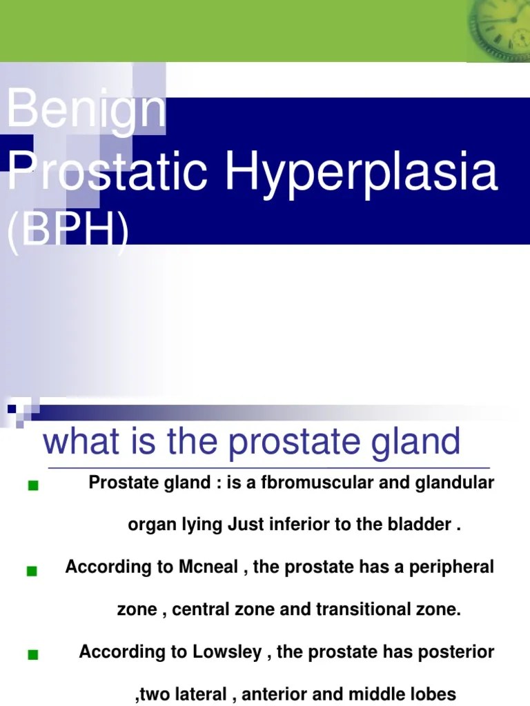 BPH | PDF | Prostate | Urology