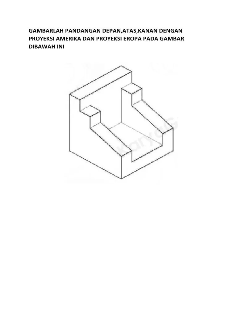 Gambarlah Dengan Proyeksi Amerika Dan Proyeksi Eropa | Pdf 1024_x_768_jpg