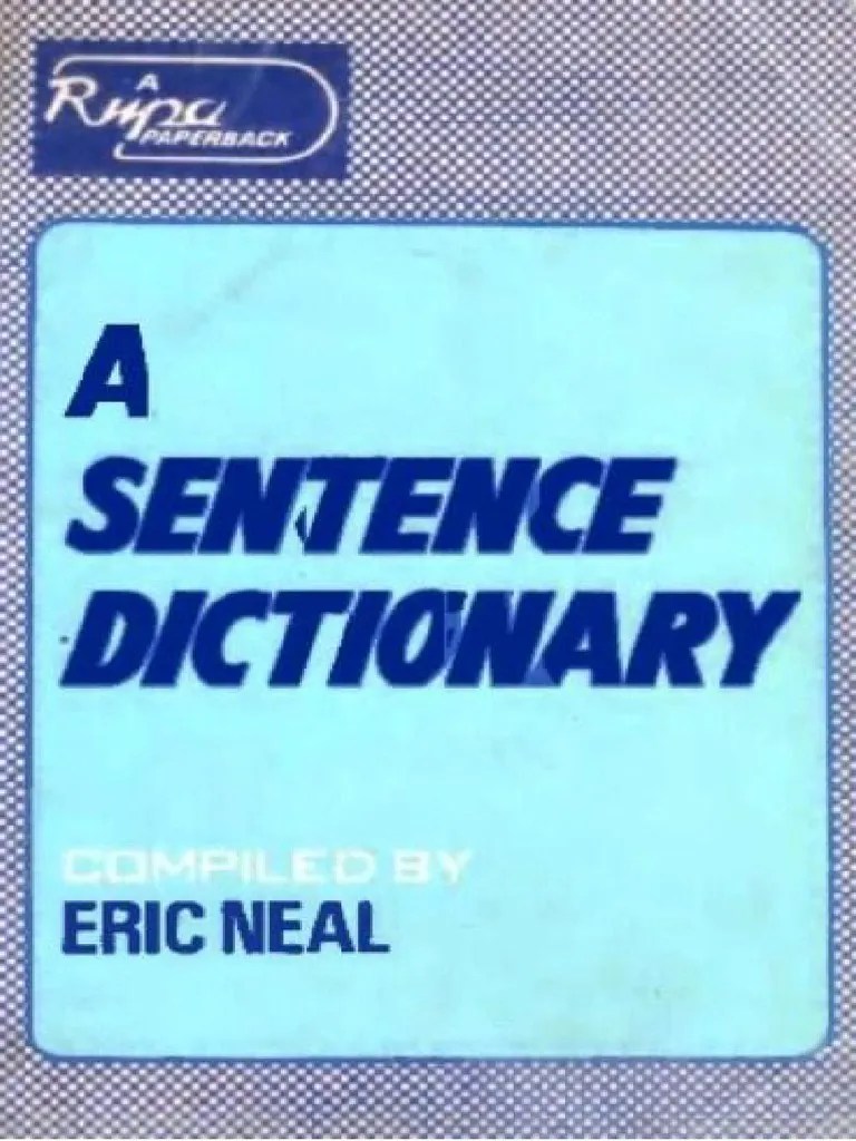 A Sentence Dictionary.pdf Dictionary Word