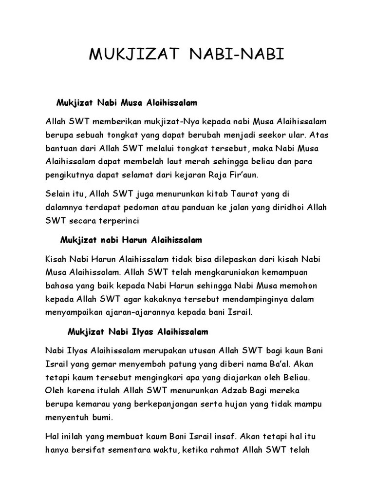 Apakah Mukjizat Nabi Nuh Alaihissalam