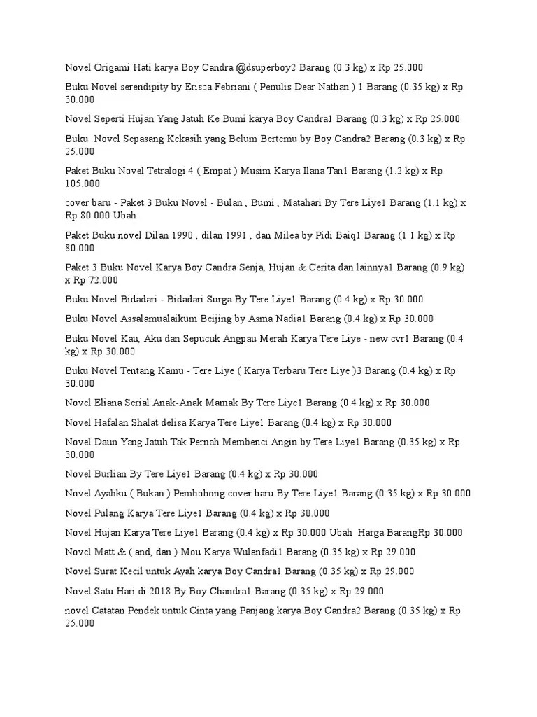 Novel Origami Hati Karya Boy Candra