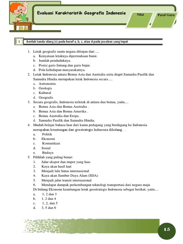 Contoh Soal Ips Kelas 9 Hots Soal Kelasmu
