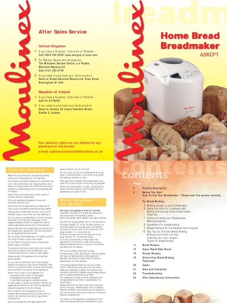 Bread Maker Recipe Book Flour Breads
