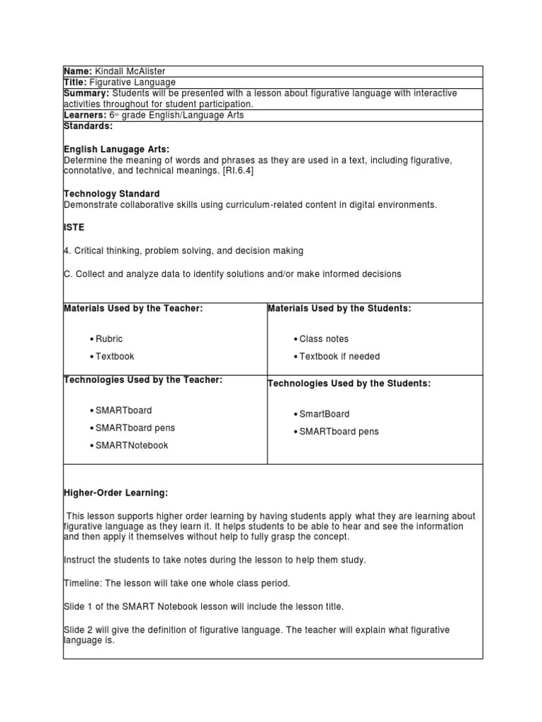 Interactive Whiteboard Lesson PDF Semiotics Pedagogy