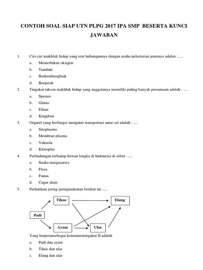 Contoh Soal Bahasa Inggris Beserta Kunci Jawaban Ppgj 2017 Kanal Jabar