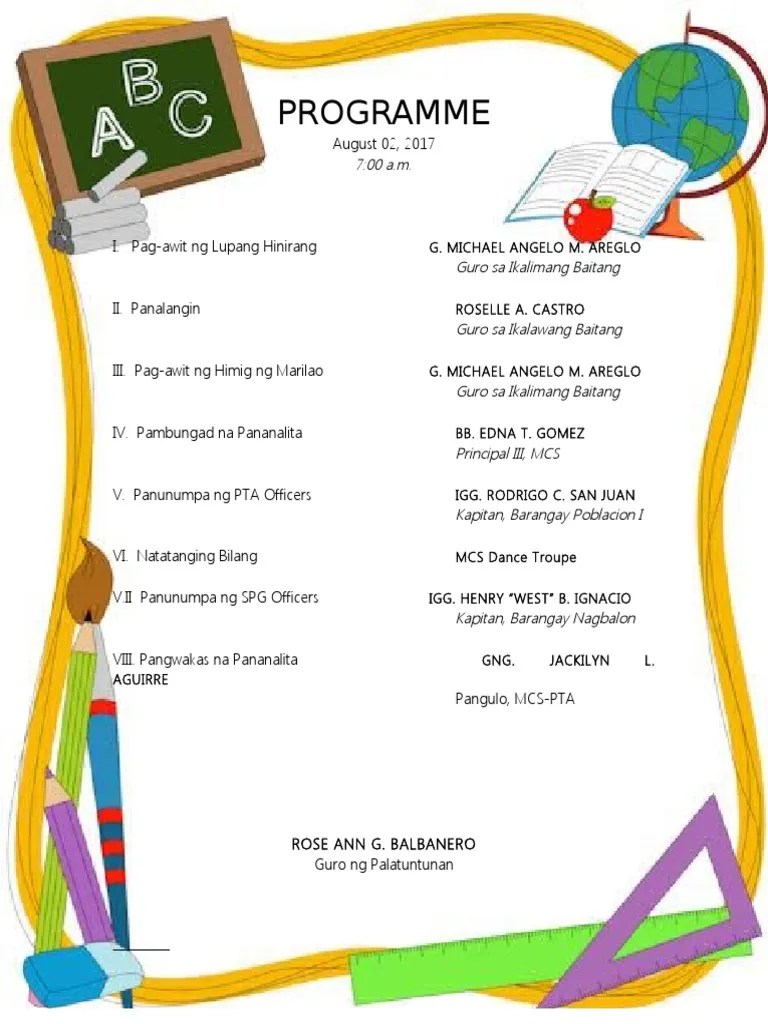 InvitationSpg Oath Taking