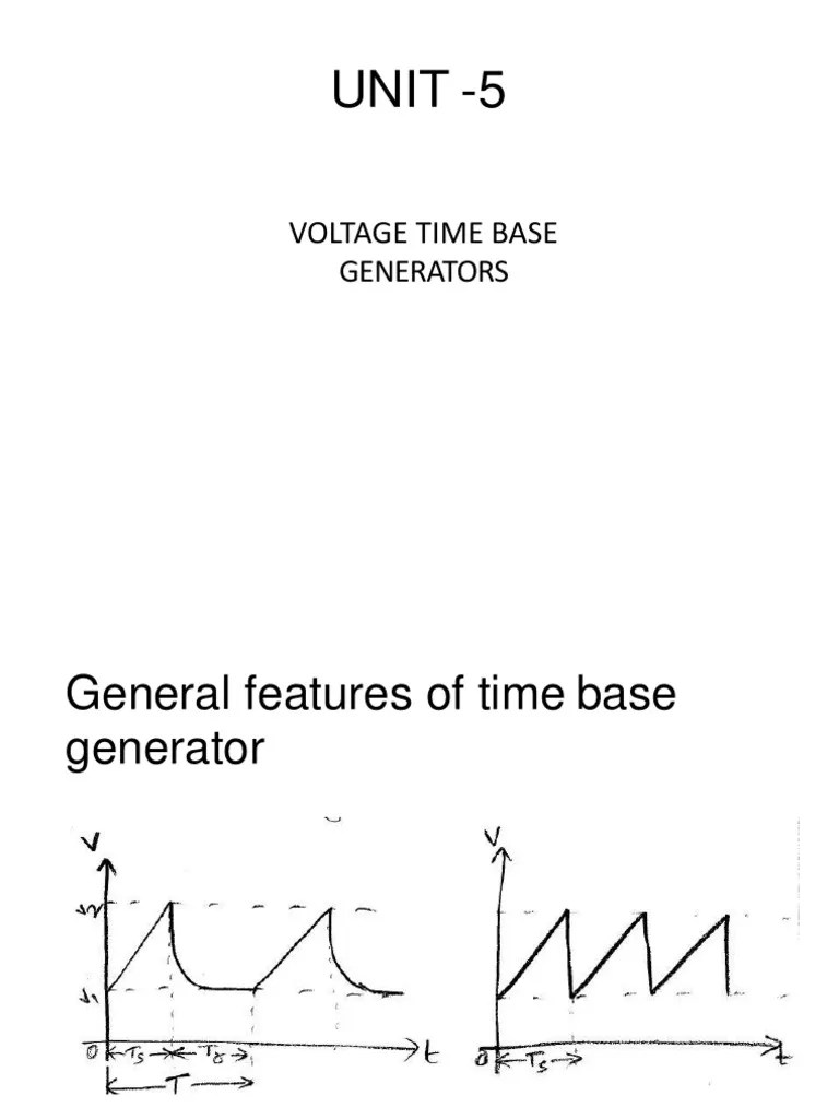 Voltage Time Base Generators