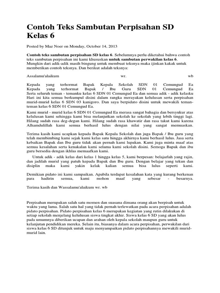 82+ Kata Kata Untuk Perpisahan Sd Kelas 6