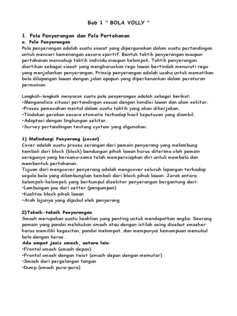 4 Jenis Smash Dalam Permainan Bola Voli