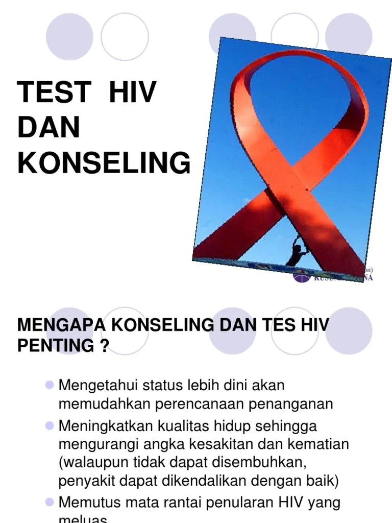 HIV and AIDS_Tes Dan Konseling