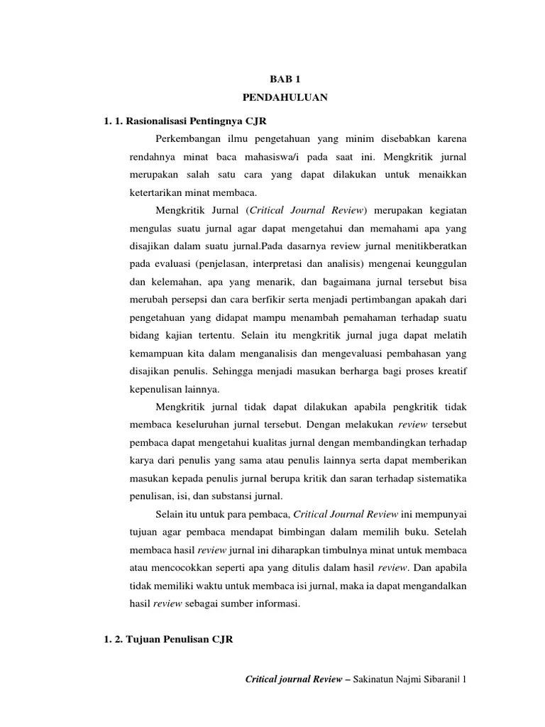 Critical Jurnal Review Filsafat Pendidikan
