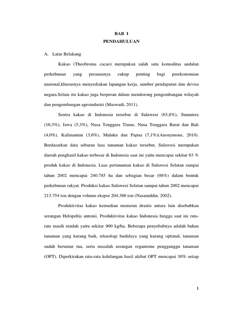 Jurnal Hama Tanaman Kakao