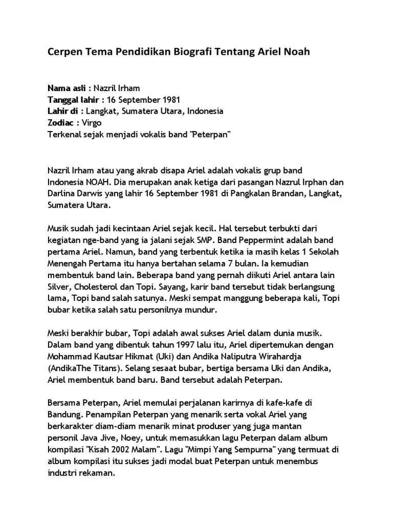 Contoh Cerpen Non Fiksi Singkat Modify 3