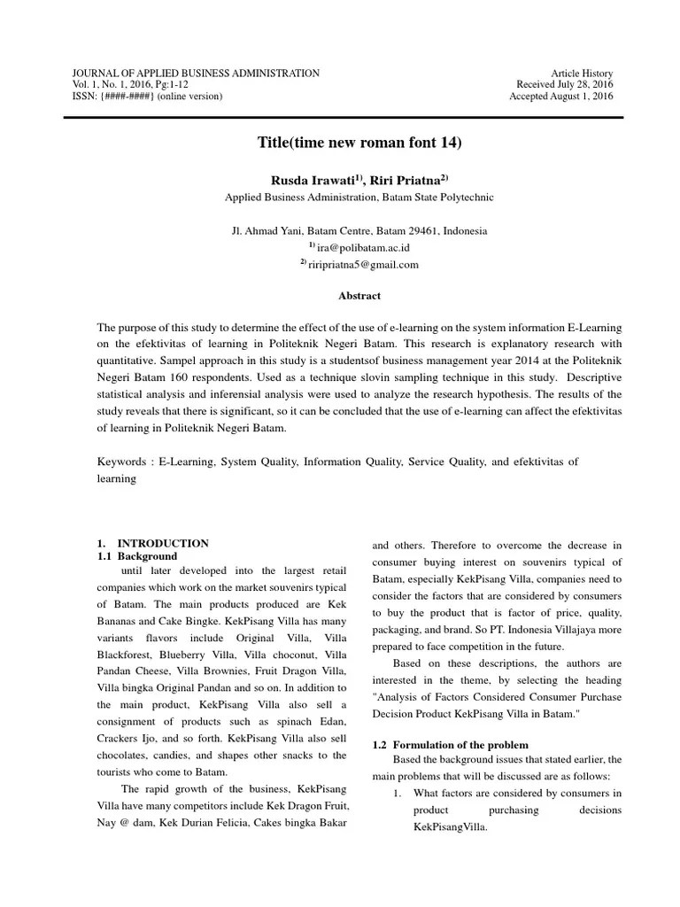 Format Artikel Dalam Bahasa Inggris Data Validity (Statistics)