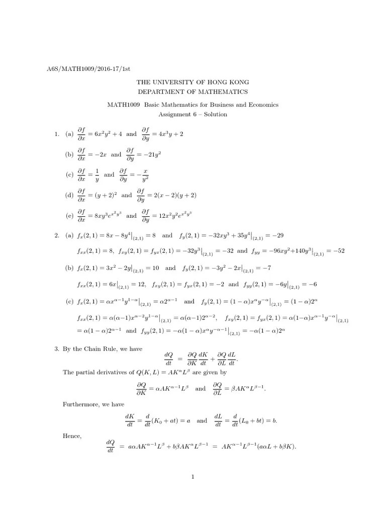 MATH Assignment 6.pdf Equations Mathematical Concepts
