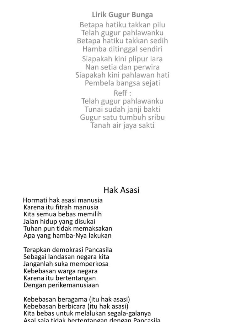 Lirik Lagu Gugur Bunga Chord Gugur Bunga Setia Band Chord Gugur Bunga