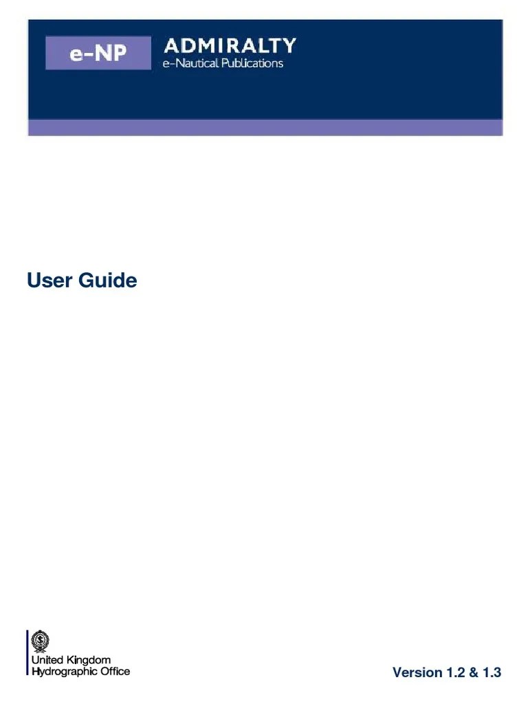 Admiralty e NP User Guide v1.2 1.3 PDF License Bankruptcy