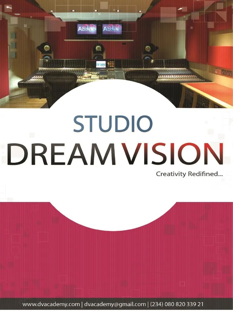 DREAMVISION Recording Studio Business Plan Advertising Sound