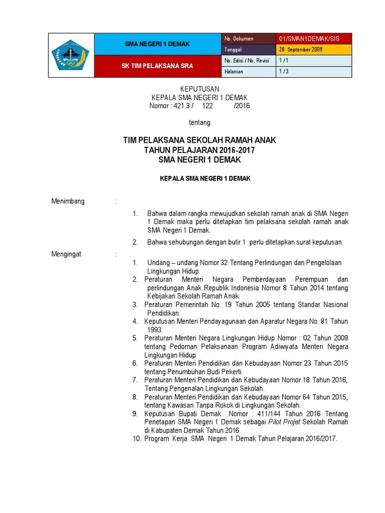 Contoh Makalah Sekolah Ramah Anak Asik Belajar