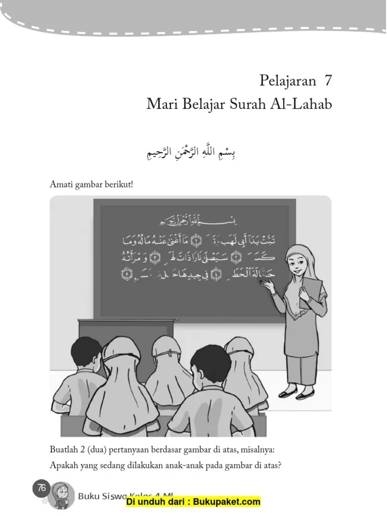 Pelajaran 7 Mari Belajar Surah Al-Lahab | PDF