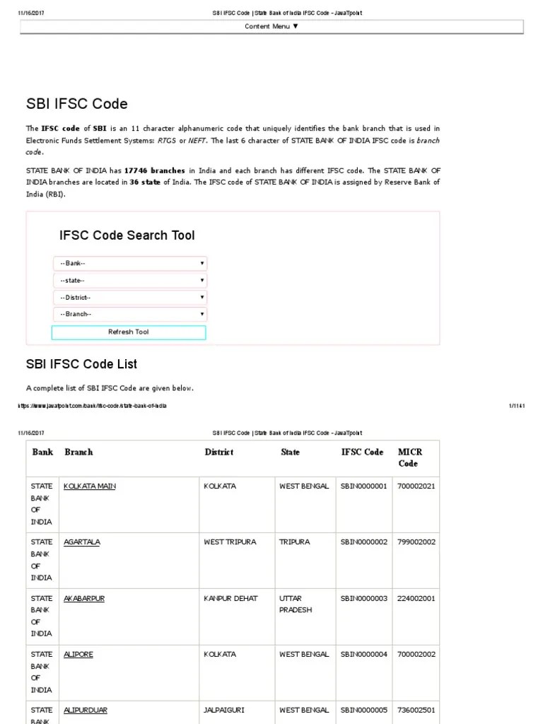 Sbi Ifsc Code PDF Companies Of Asia Independent India