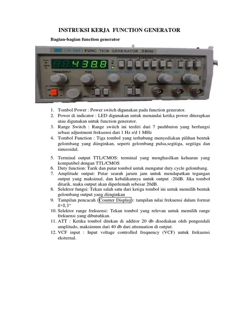 Function Generator PDF