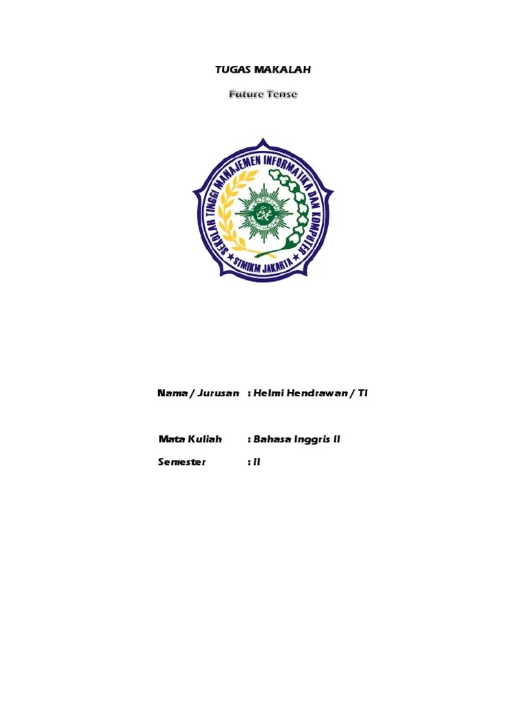 20 Makalah Bahasa Inggris Tentang Simple Future