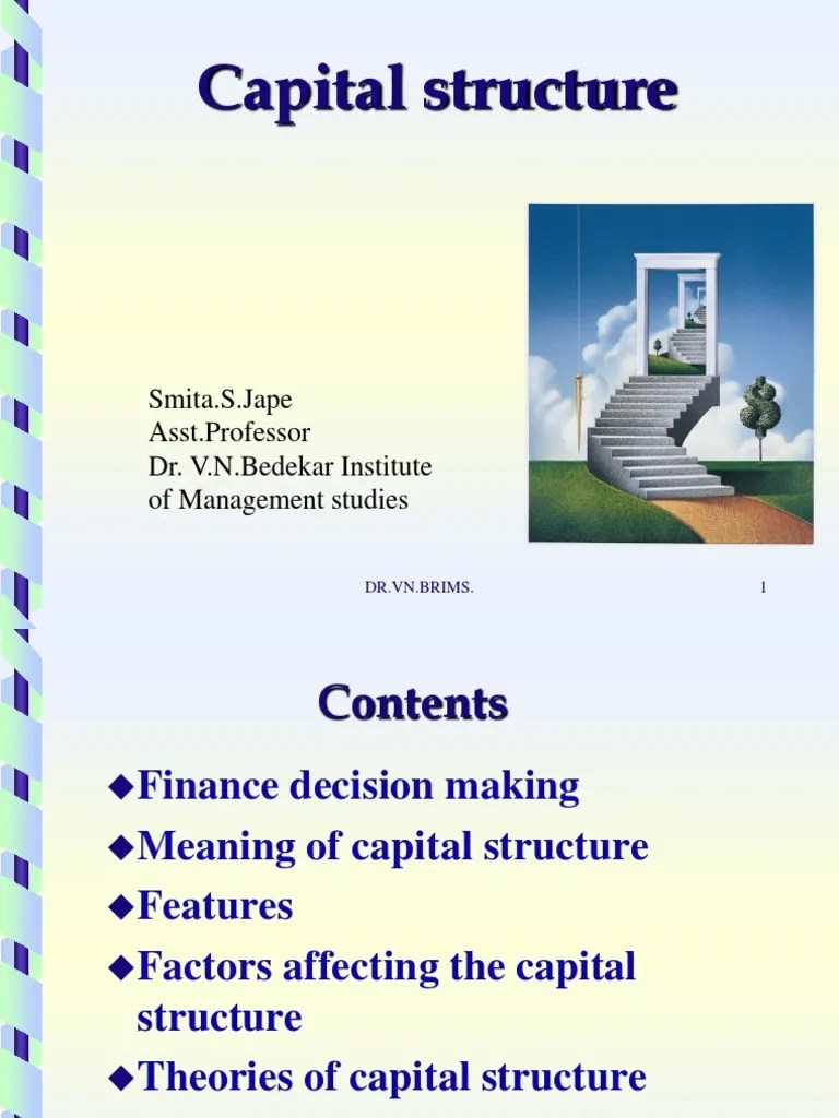 Capital Structure Theories | PDF | Financial Capital | Capital Structure