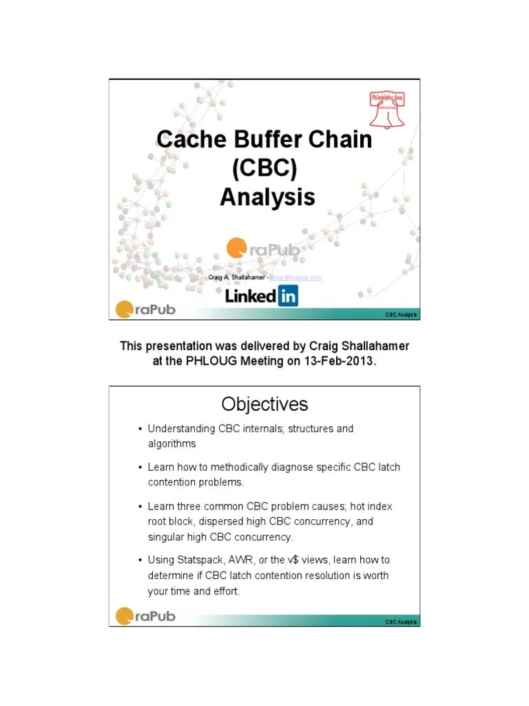 Understanding Cache Buffer Chains An Analysis of CBC Internals