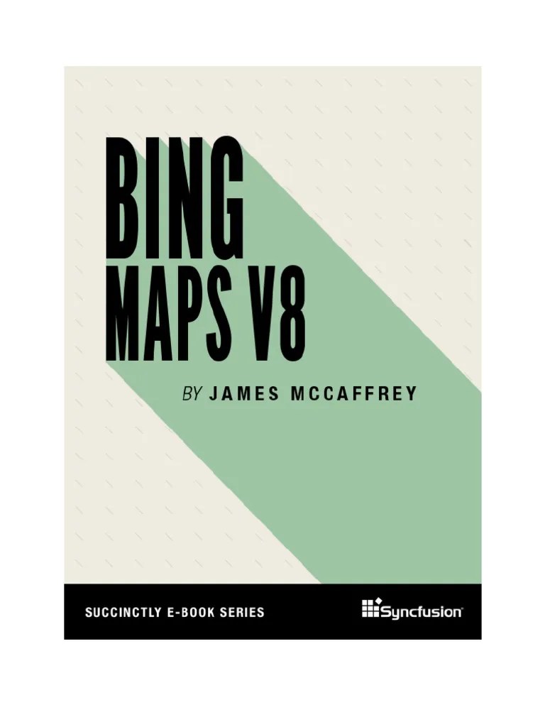 Bing Maps V8 Succinctly Web Page Java Script Free 30day Trial