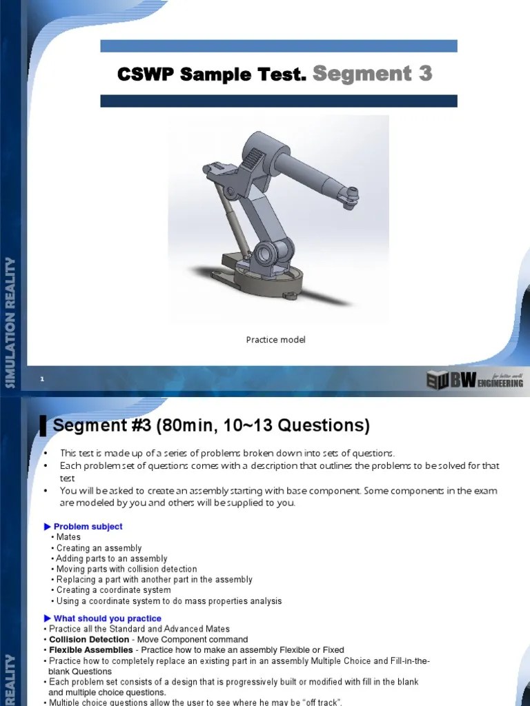 CSWP Sample Test 2 | Multiple Choice | Test (Assessment)