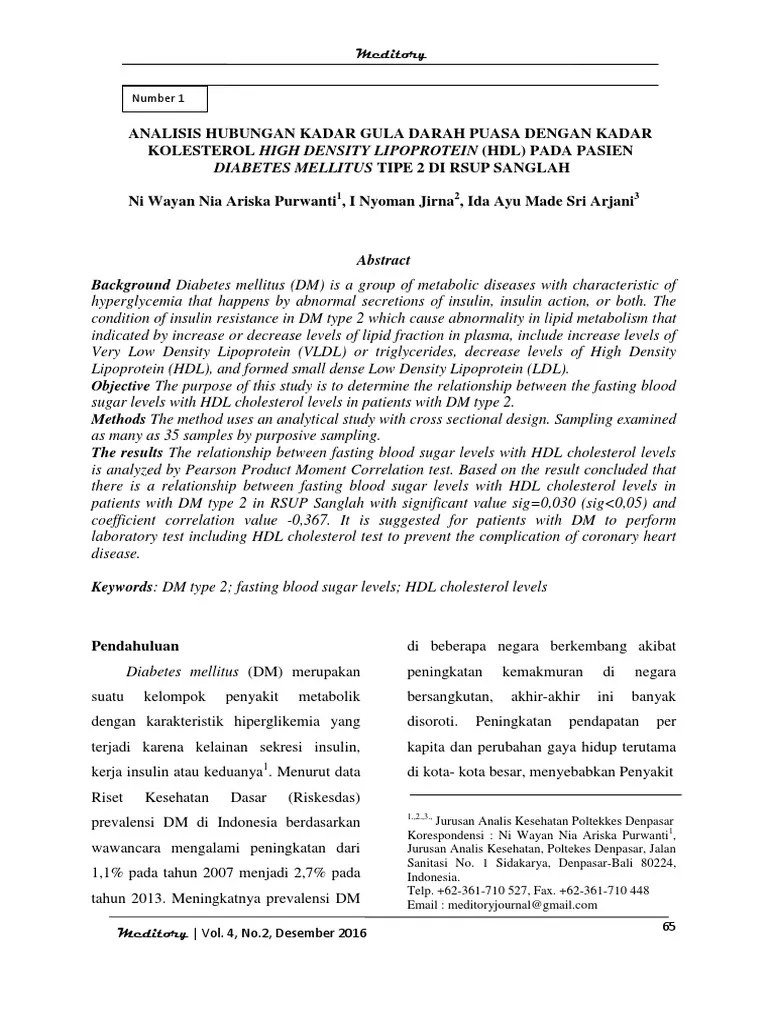 JURNAL DIABETES MELITUS