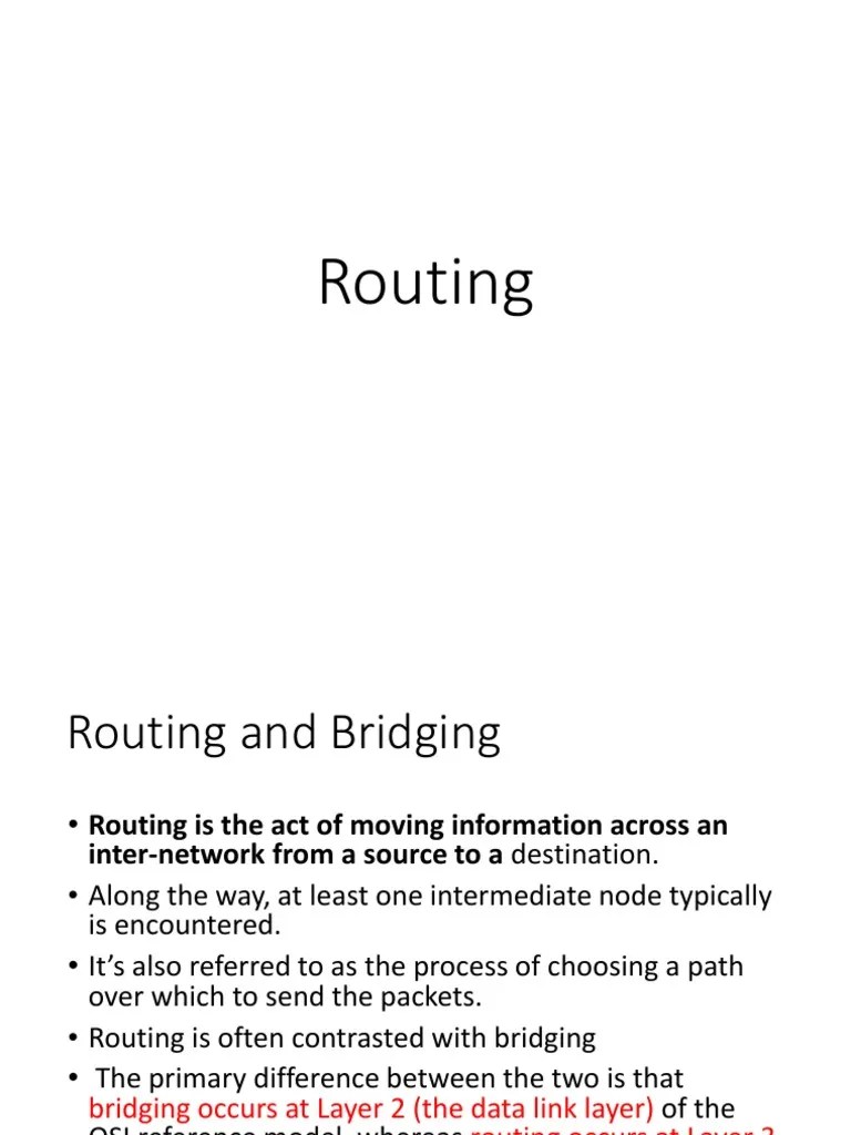 An InDepth Look at Routing Fundamentals Static and Dynamic Routing