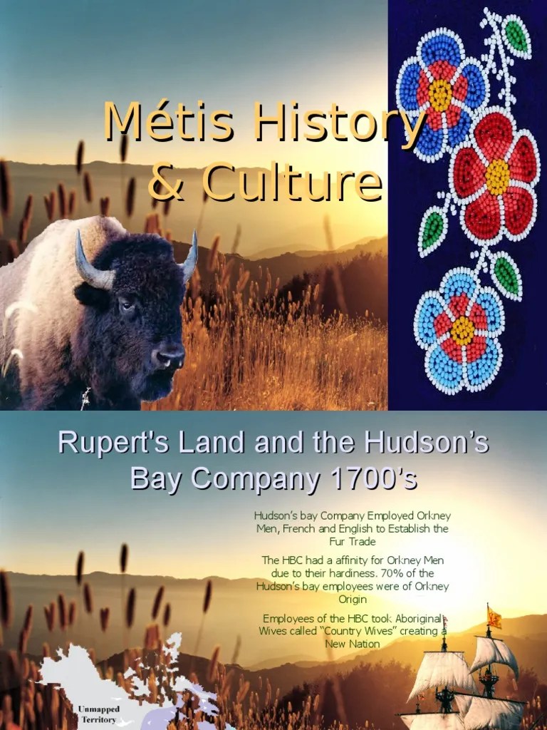 Metis History Presentation Canadian Folklore Indigenous Peoples Of